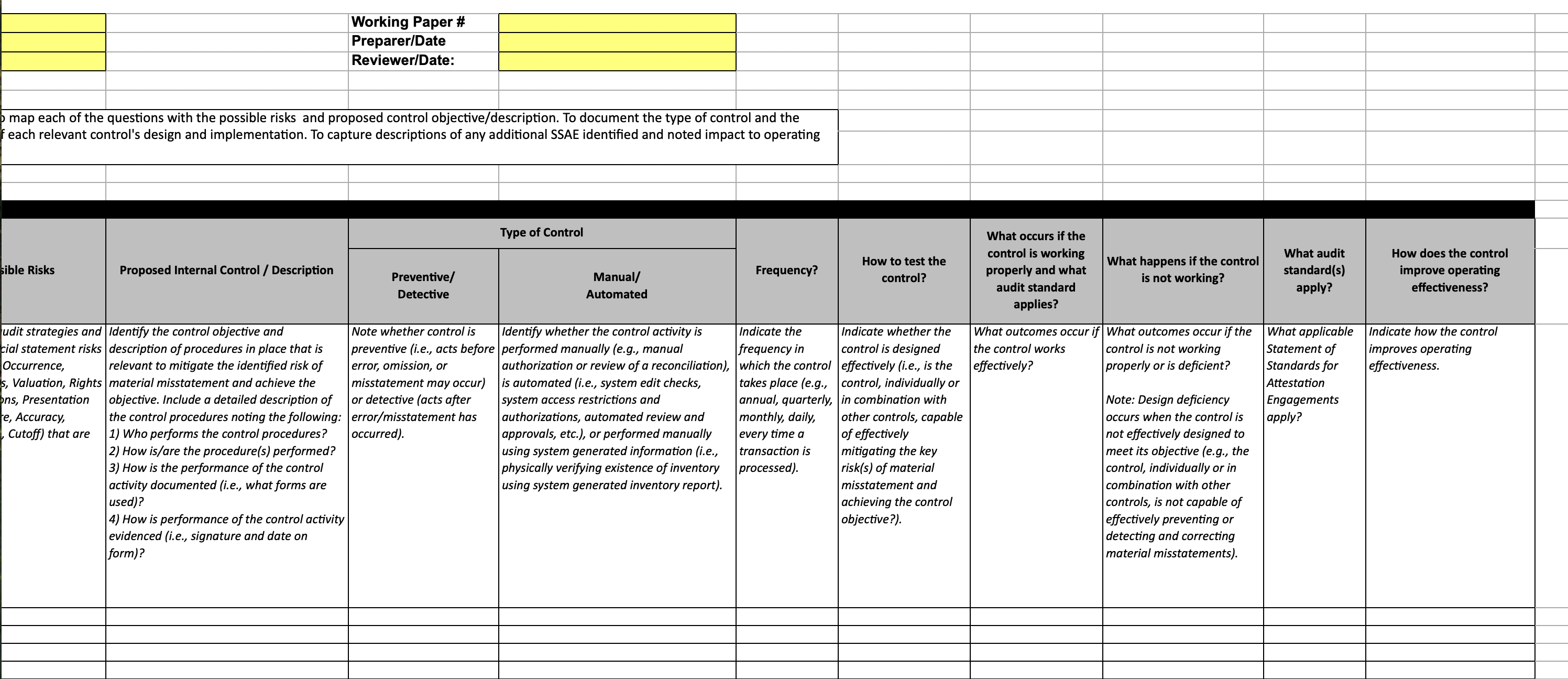 Client Name Working Paper Title Balance Sheet