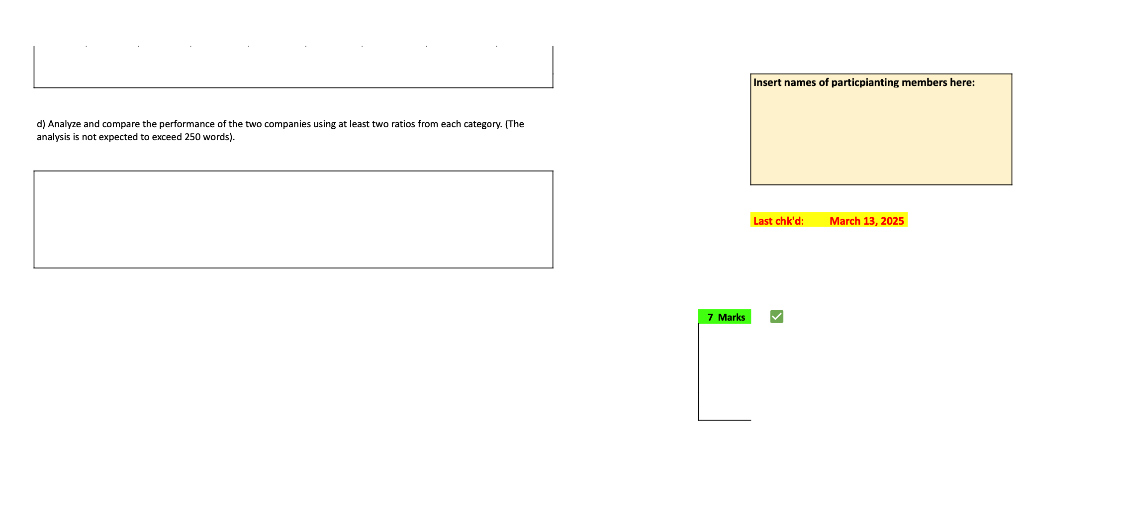 PLEASE DO PART 3 EEE PART Ill Jamir took the