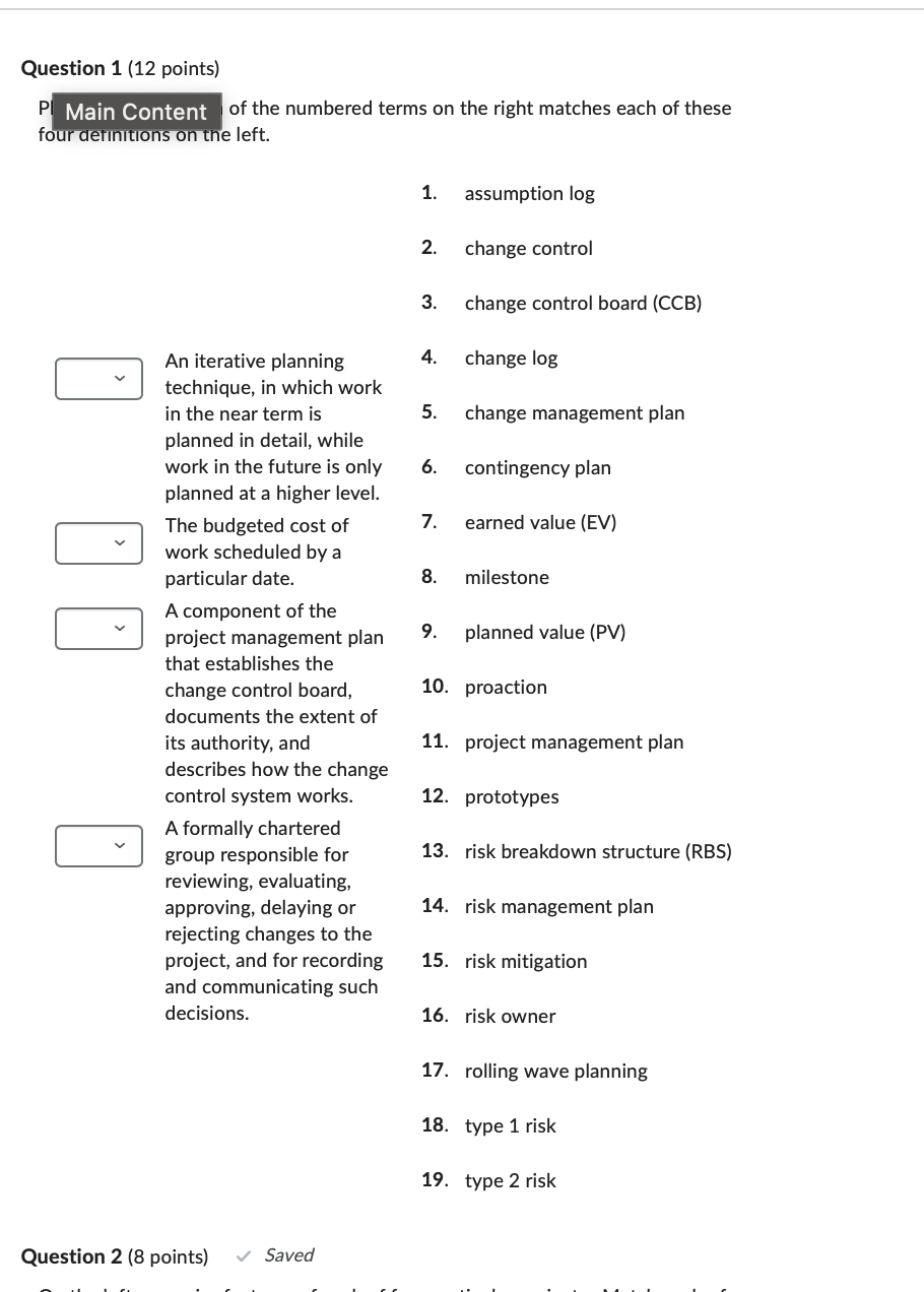 answer this Question 1 (12 points) Question 2 (8