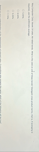 Moq Computer Corp. issues 1 4 - yeac, AA - rated