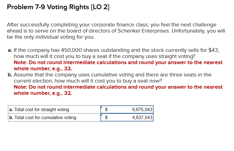 Problem 7 - 9 Voting Rights [ llll 2 ] After