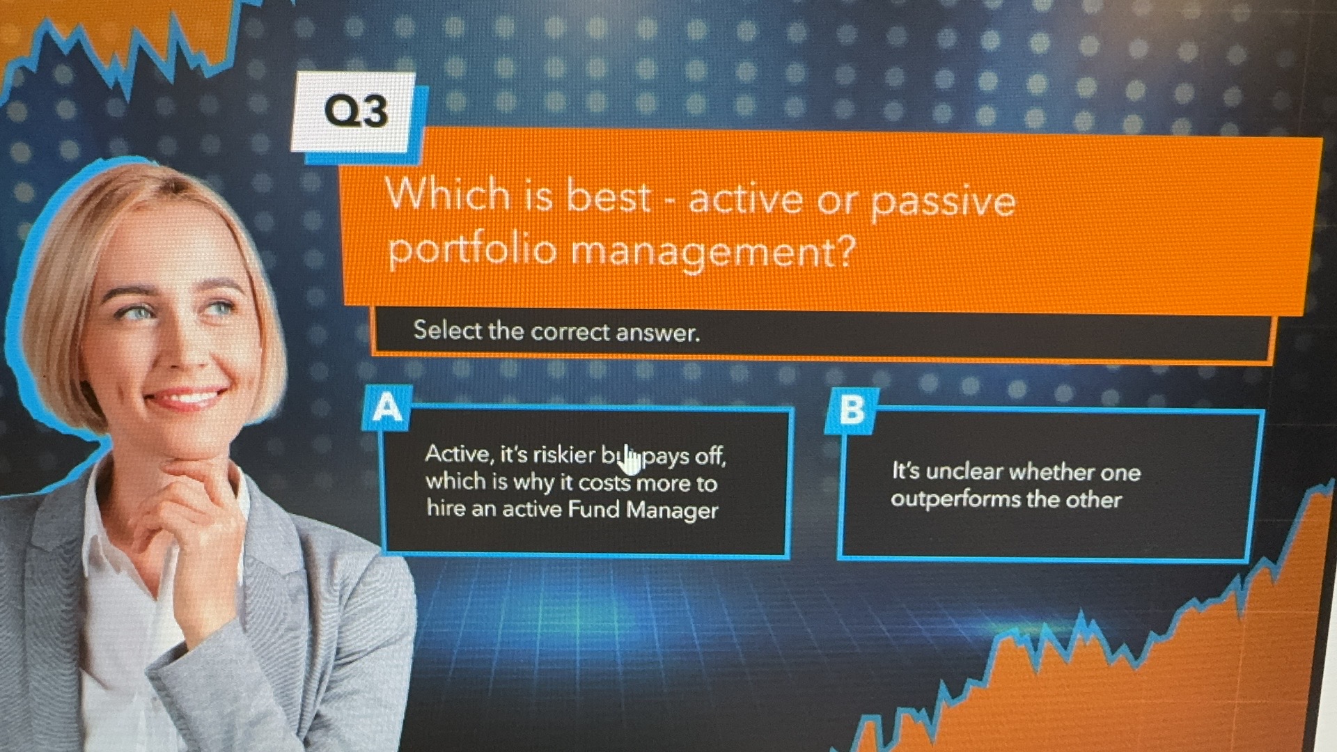 portfolio management? Select the correct answer.
