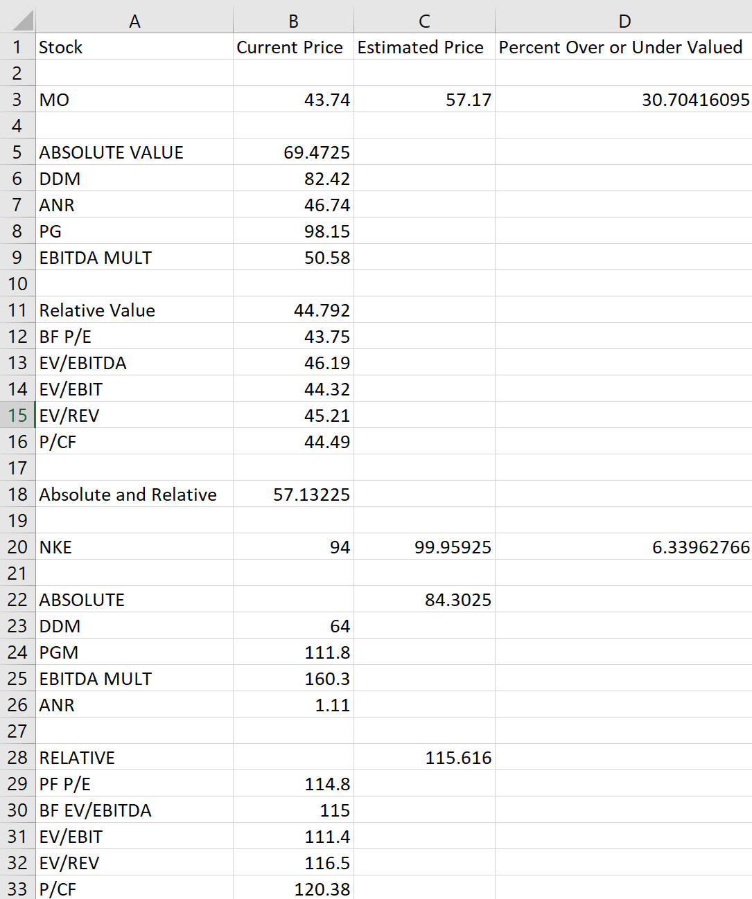 Bloomberg Absolute Valuation Toolkit Presentation