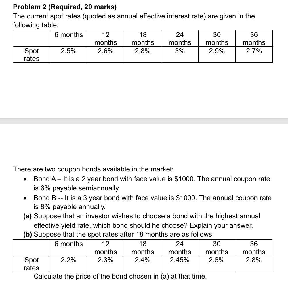 Problem 2 ( Required , 2 0 marks ) The current