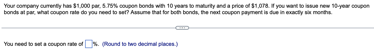 please do in excel Your company plans to issue