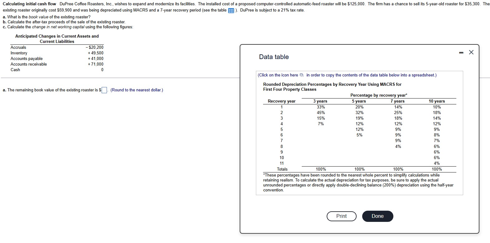 existing roaster originally cost \ ( \ $ 5 9 , 9