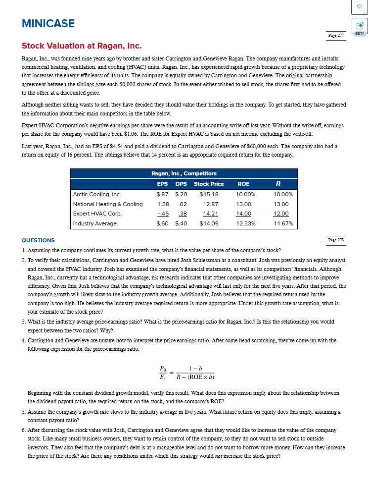 I need help finding the solutions to this mini -