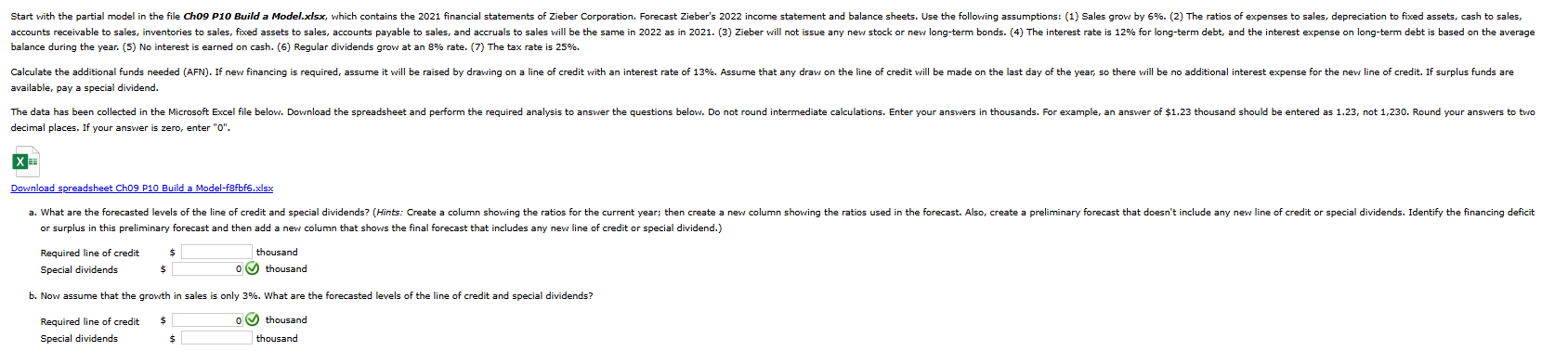 Please help. Start with the partial model in the