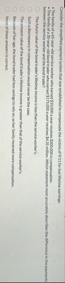 Consider the simplified payment system that was