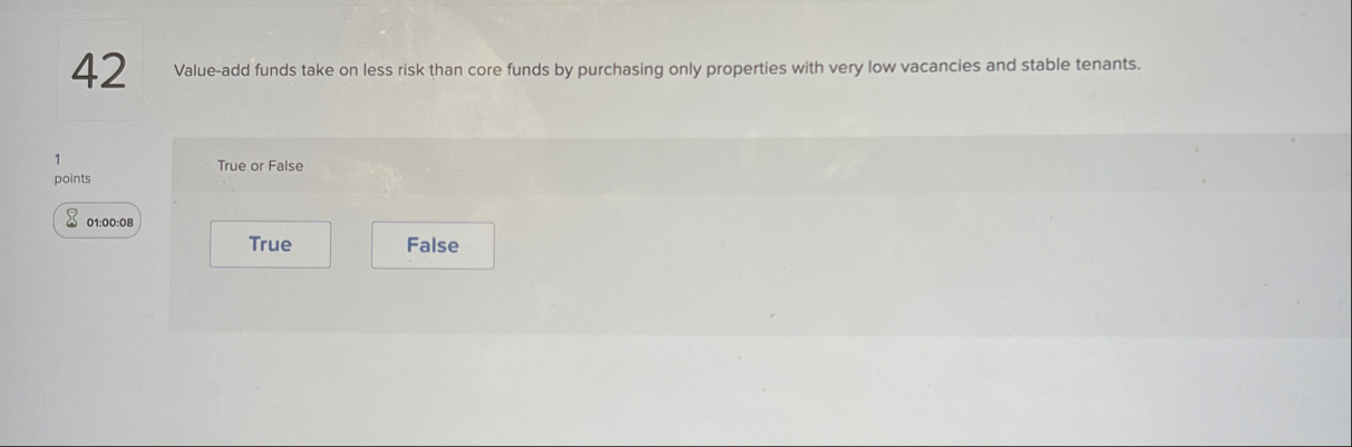4 2 Value - add funds take on less risk than core