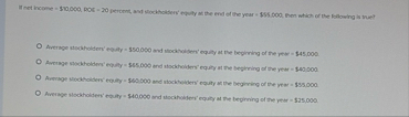 Avriape slockholders' ebuity = $ 4 0 , 0 6 0 and