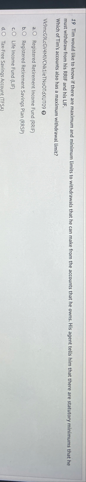 1 9 Tim would like to know if there are maximum