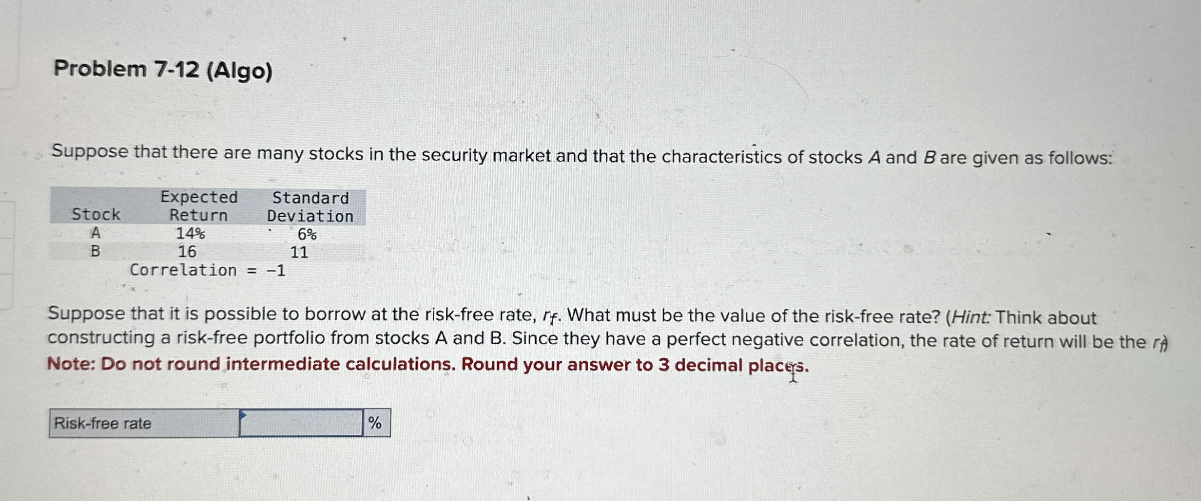 Problem 7 - 1 2 ( Algo ) Suppose that there are