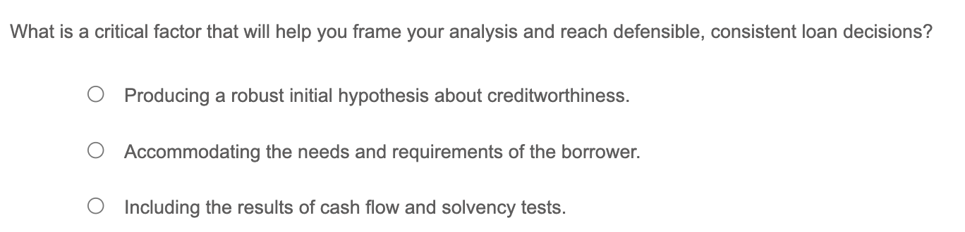 What is a critical factor that will help you