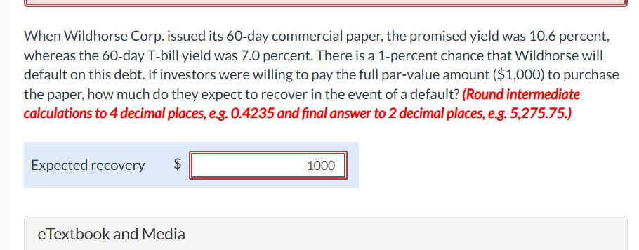When Wildhorse Corp. issued its 6 0 - day