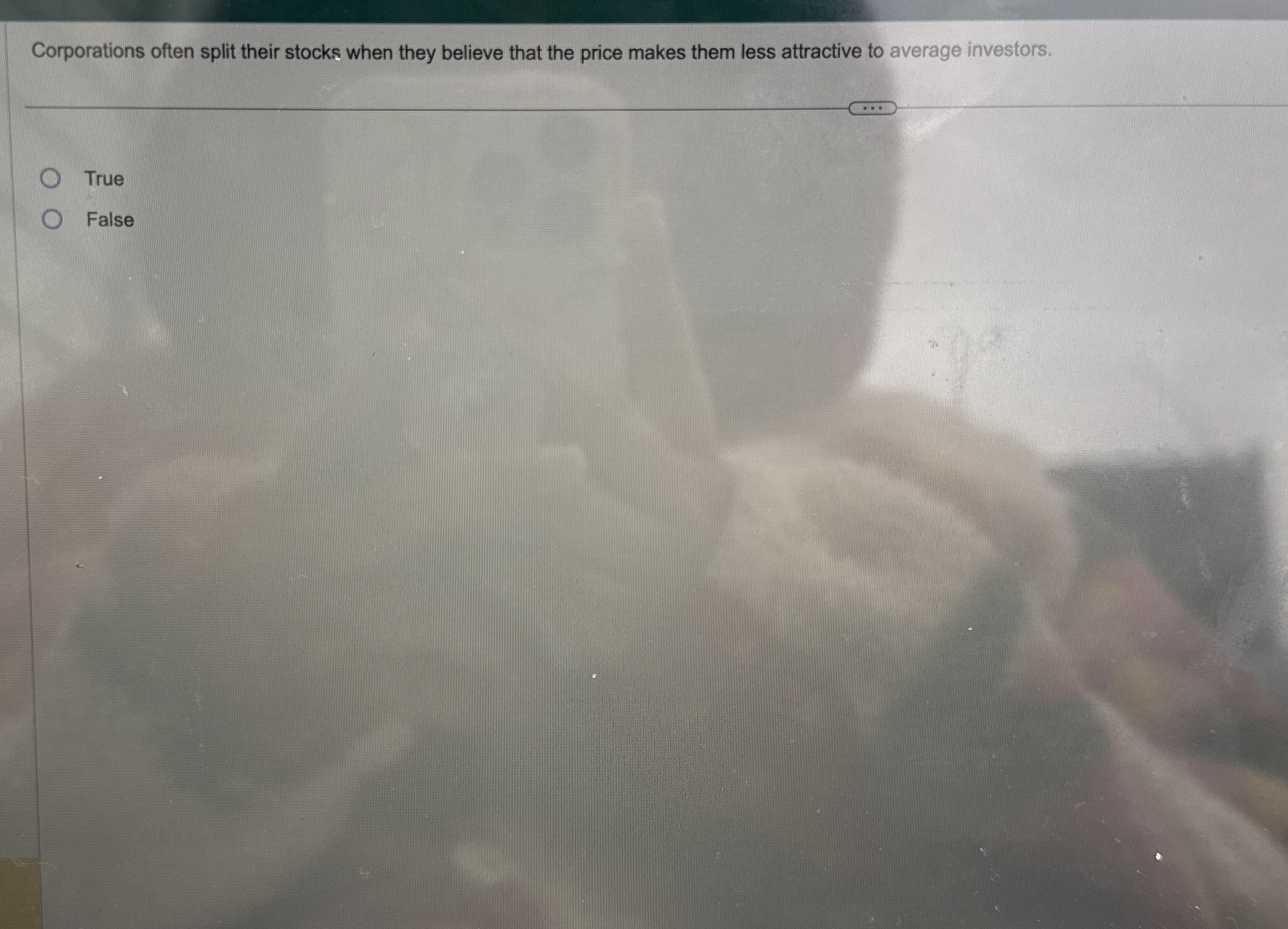 Corporations often split their stocks when they