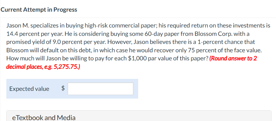 Current Attempt in Progress Jason M . specializes