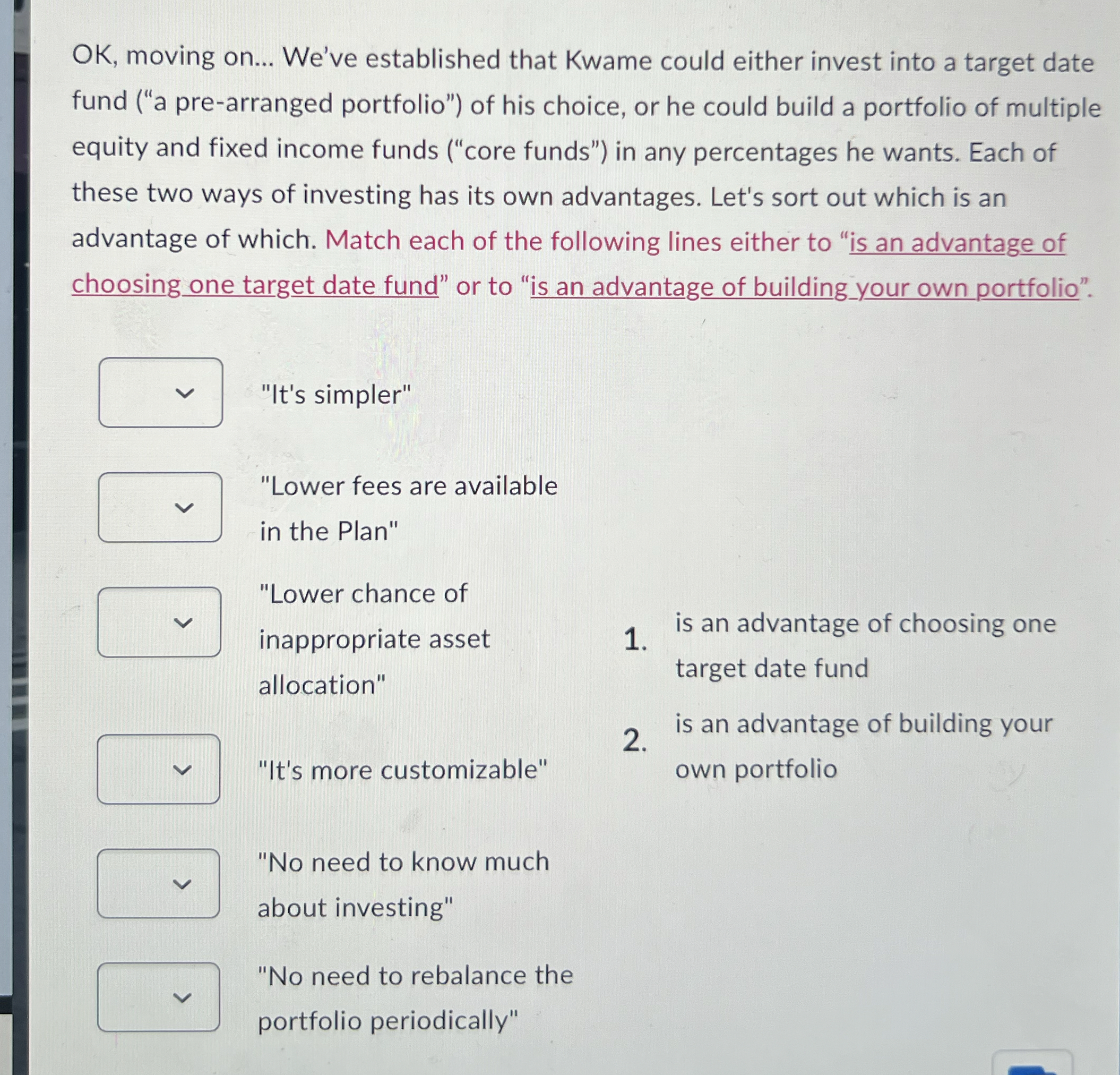 OK , moving on . . . We've established that Kwame