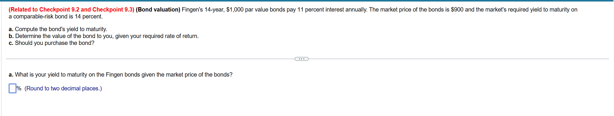 1 4 - year, $ 1 , 0 0 0 par value bonds pay 1 1