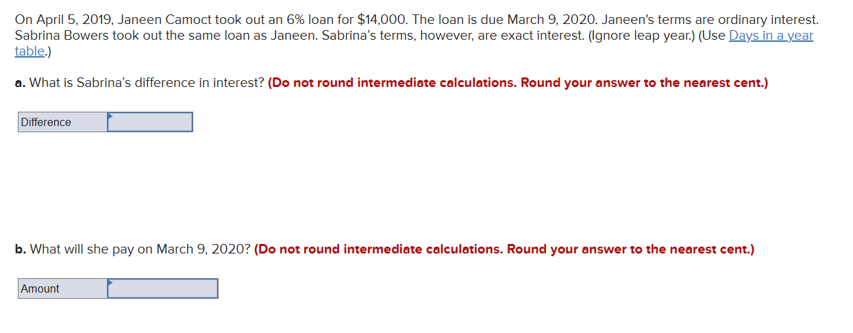 On April 5 , 2 0 1 9 , Janeen Camoct took out an