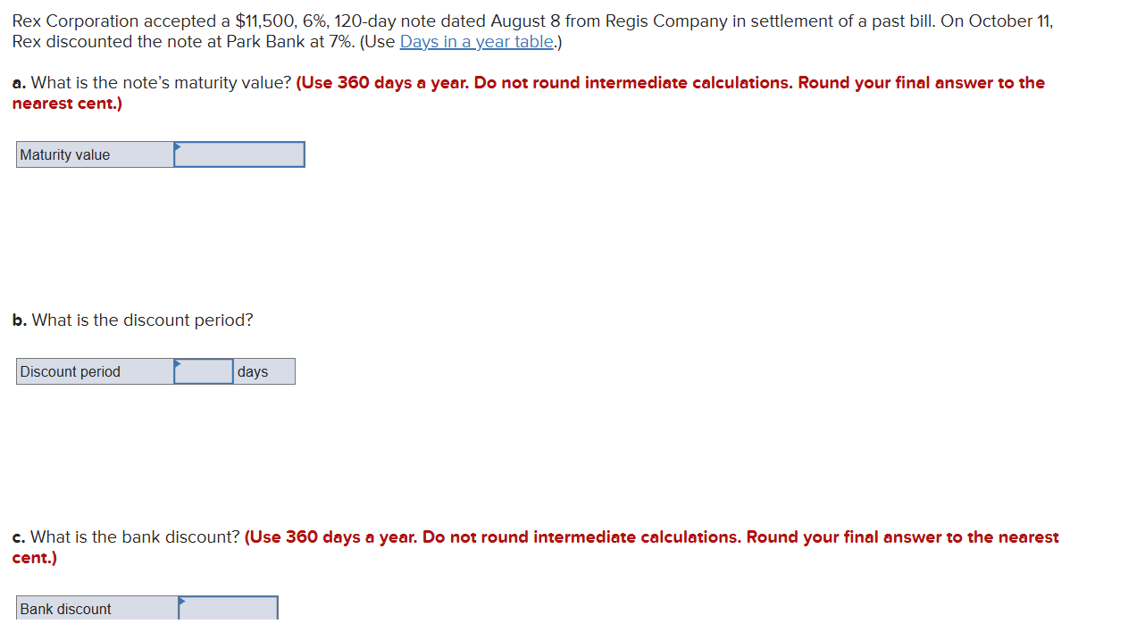 Rex Corporation accepted a \ ( \ $ 1 1 , 5 0 0 ,