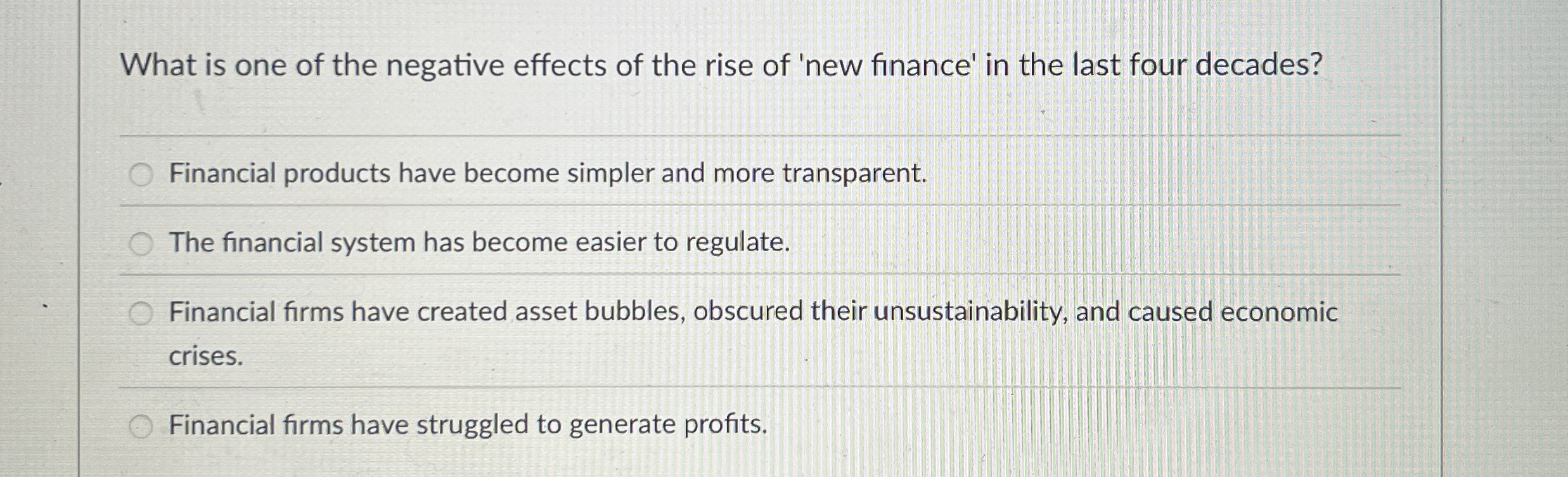 What is one of the negative effects of the rise