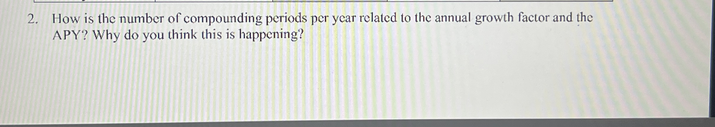 How is the number of compounding periods per year