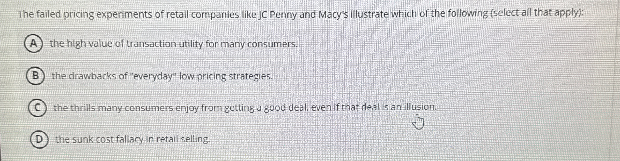 The failed pricing experiments of retail