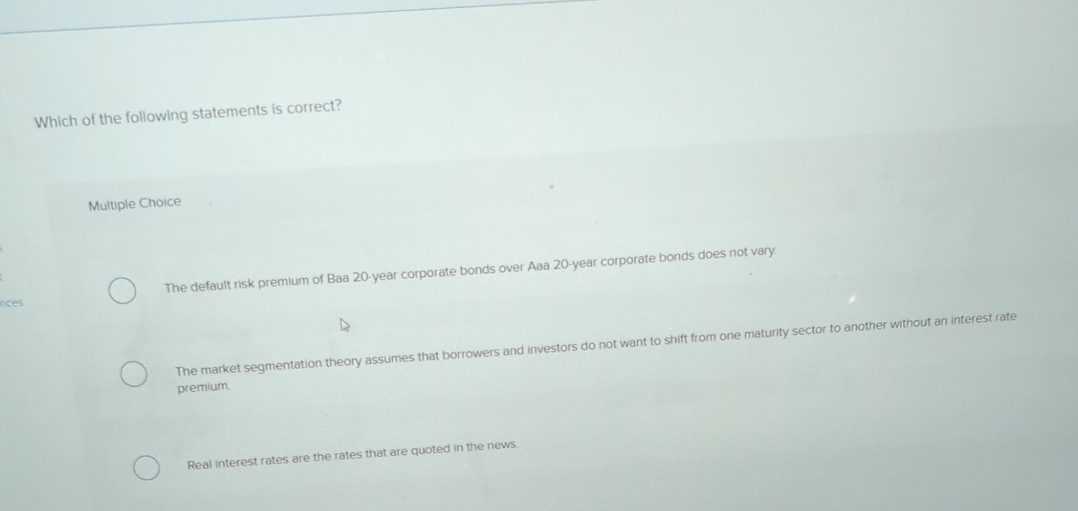 Which of the following statements is correct?