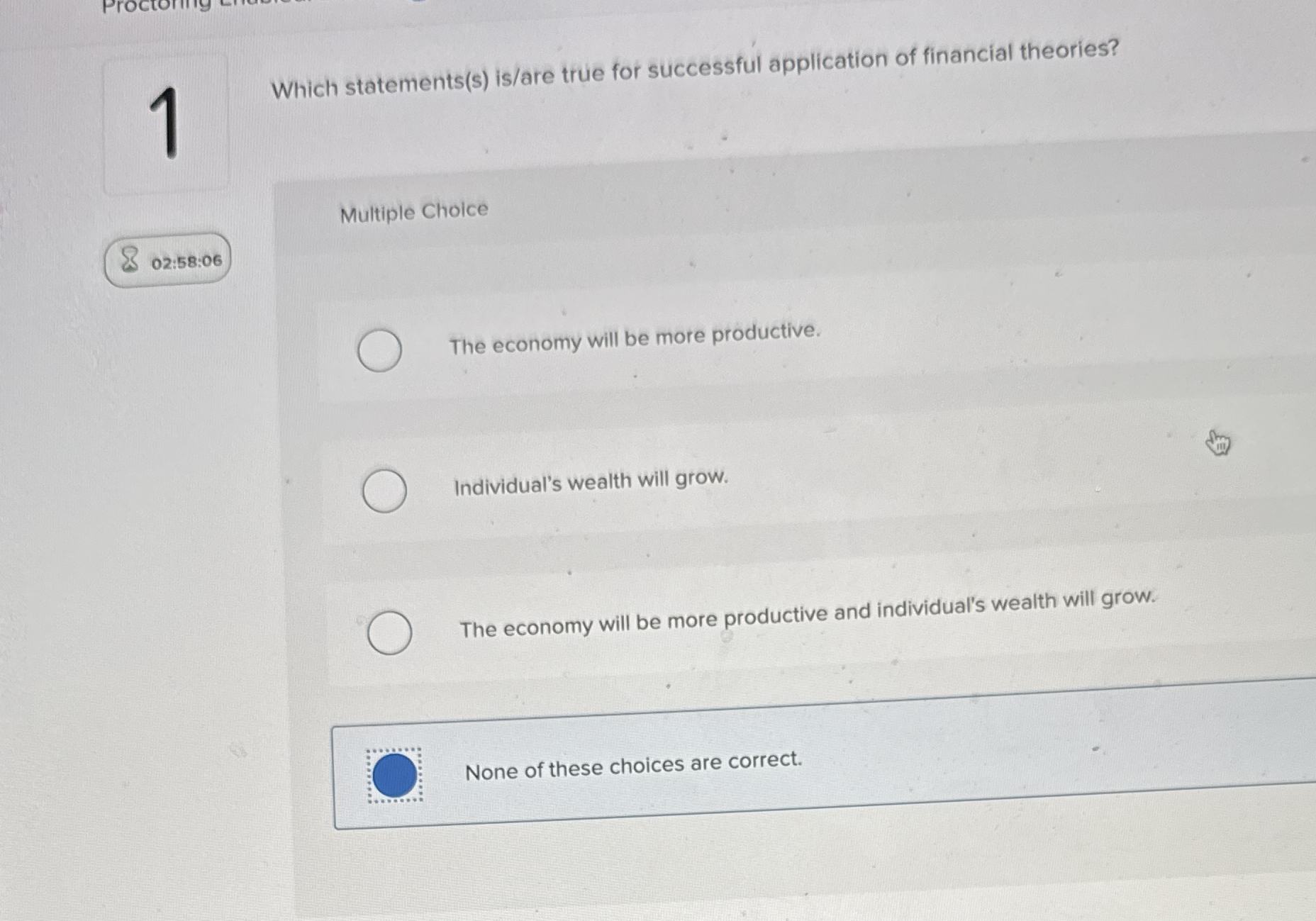1 Which statements ( s ) is / are true for