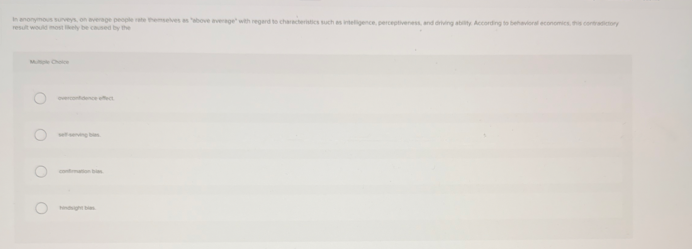 result would most likely be caused by the