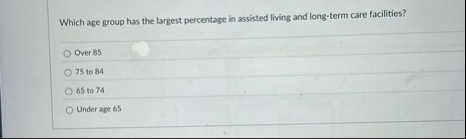 Which age group has the largest percentage in