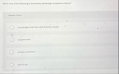 Which one of the following is the primary