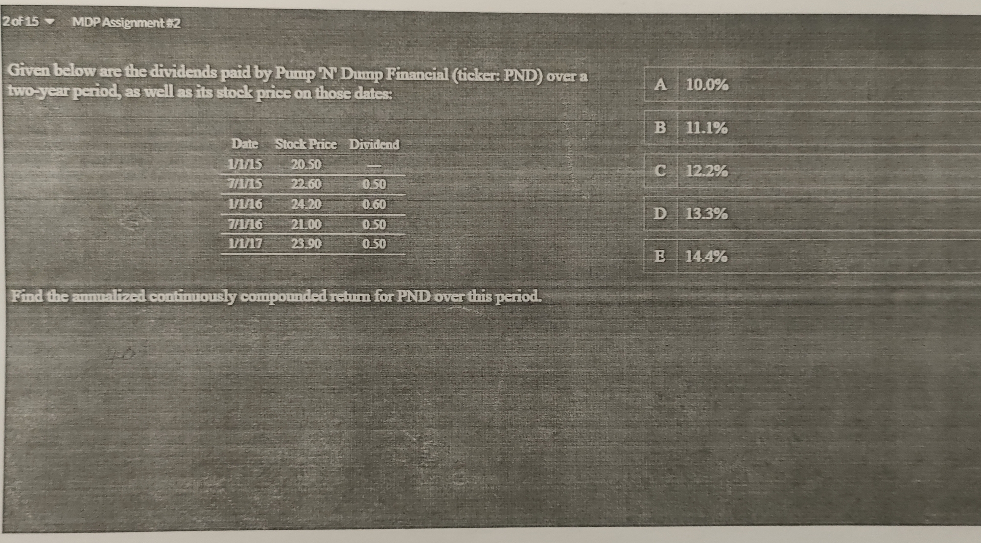 2 0 i 1 5 > MBPAssigument: 2 Given below are the