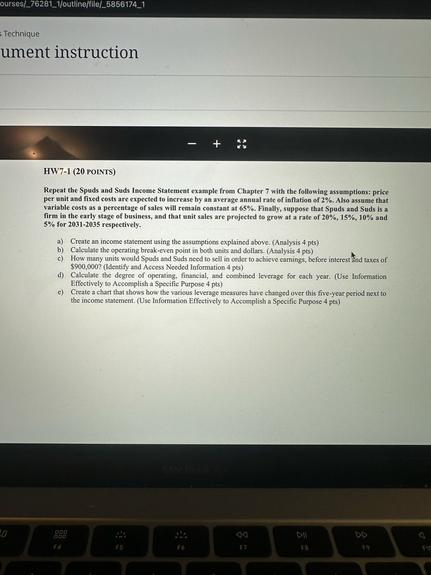 please answer using excel formulas to input into