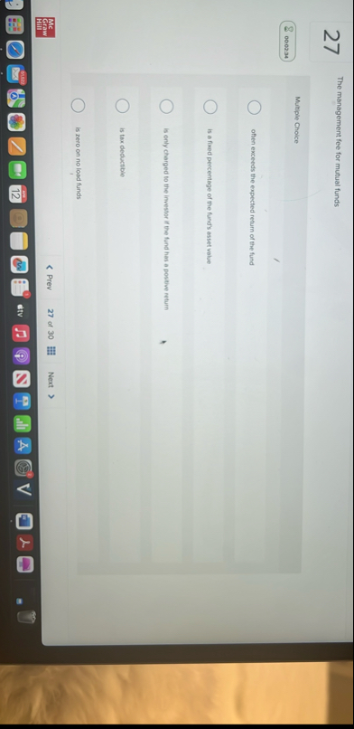 2 7 The management fee for mutual funds 0 0 . 0 2