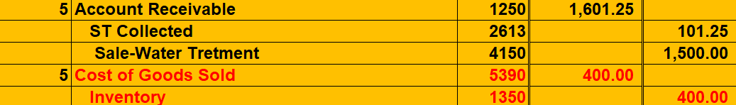 Journal entries. I need correct it where it need