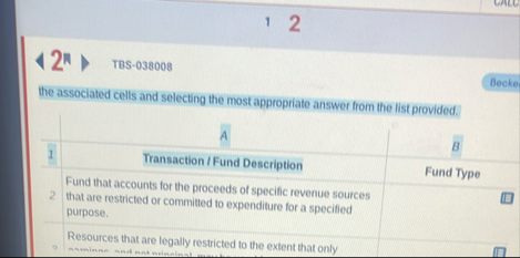 1 2 the associated cells and selecting the most