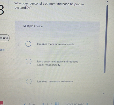 Why does personal treatment increase helping in