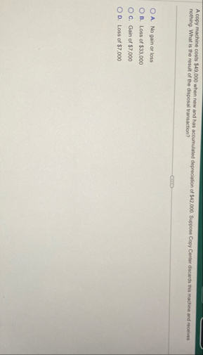 A copy machine costs $ 4 9 , 0 0 0 when new and