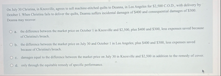 On July 1 0 Chritina, in Knoxville, agrees to