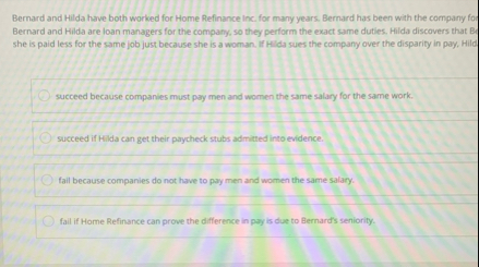 Bernard and Hilda have both worked for Home