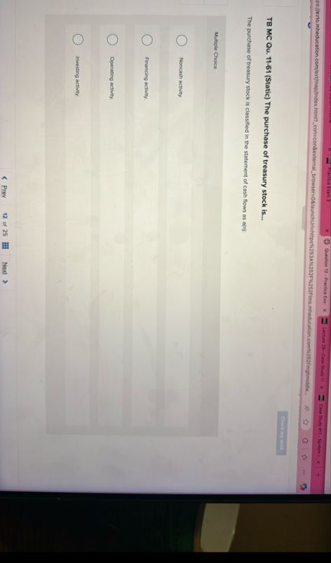 Practice Exams Cane shidy at 1 - 5 pidiht 1 TB MC