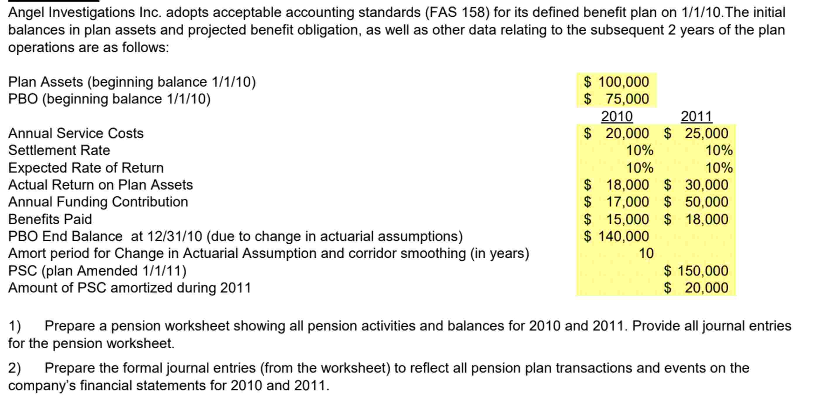 PSC ( plan Amended 1 / 1 / 1 1 ) Amount of PSC