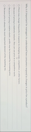 Why is it important for managers to understand