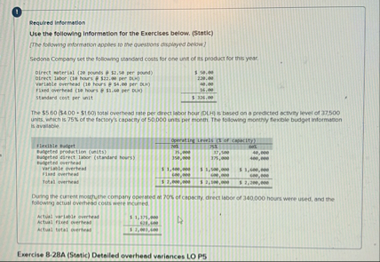 Required information Use the following