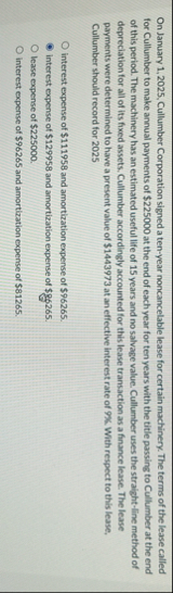 On Jamuary 1 , 2 0 2 5 , Cullumber Corporation