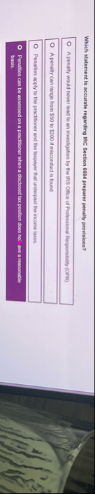 Which statement is accurate regarding IRC Section