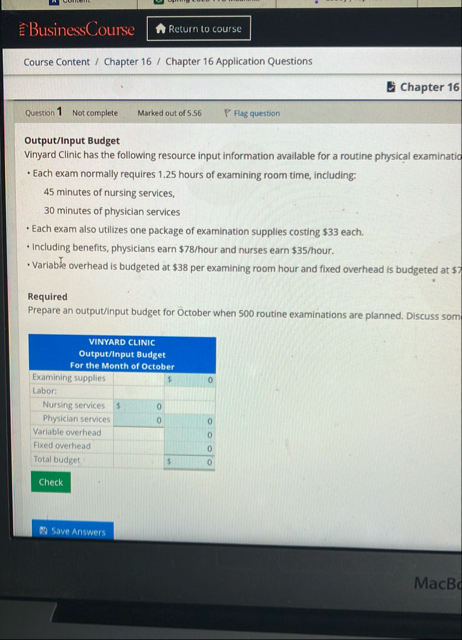 usinessCourse Return to course Course Content /