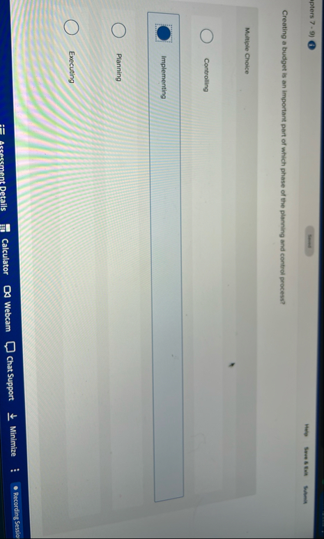 pters 7 - 9 ) Help Seve 5 Evit Subemit Creating a